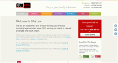 Desktop Screenshot of daviesparsonssolicitors.co.uk